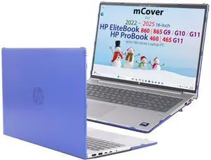 mCover Case Only Compatible for 20222025 16" HP ProBook 460 | 465 G11 & EliteBook 860 | 865 G9 G10 G11 Series Windows Notebook PC (Not for Other HP Models)- Blue