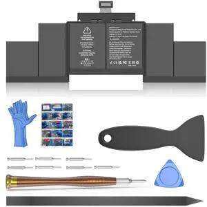 JGTM A1398 Battery Replacement, A1618 A1494 Battery for MacBook Pro 15 inch Mid 2015 Mid 2014 Late 2013 Retina Version Model A1398 EMC 2910 2909 2881 2876 2745 2674 Capacity 11.36V 99.5Wh 8755mAh