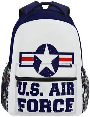 USA Air Force Backpack Laptop Bag Daypack Travel Hiking School Backpacks for Men Women Kids Girls Boys