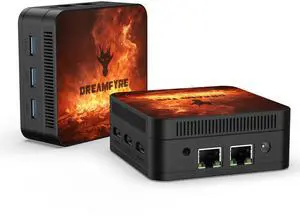 Mini PC 12th Gen Alder Lake-N100(up to 3.4GHz), Dual LAN Mini Computers 12GB DDR5 512GB M.2 SSD, Mini Desktop Computer Support 4K UHD Triple Display/WiFi 5/BT 5.0, Micro PC for Office/Business