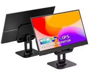 Veout 13.3" 1080p Portable Monitor Slim Lightweight HDR Travel Small HDMI Display with Smart Cover for Laptop PC/Mac/Phone/Xbox Switch/PS4