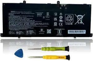AOMKA GD03XL N66215-005 Laptop Battery Replacement for HP Envy x360 14 2-in-1 14-fc0078TU / EliteBook Ultra G1q OmniBook 14-fe0101nb Series GD03059XL N66000-1E1 HSTNNN-AB1E 59.16Wh