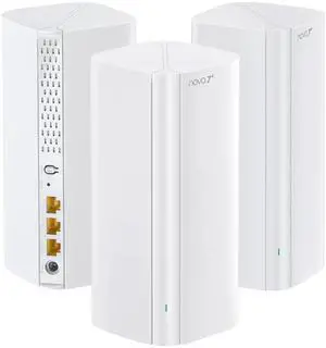 Tenda BE5100 WiFi 7 Mesh WiFi System  Dual-Band Whole-Home Coverage (6,600 Sq. Ft.), 1×2.5G + 2×1G Gigabit Ports, MLO & Ethernet Backhaul for Seamless Roaming, EasyMesh & VPN Ready- ME6 Pro (3-Pack)