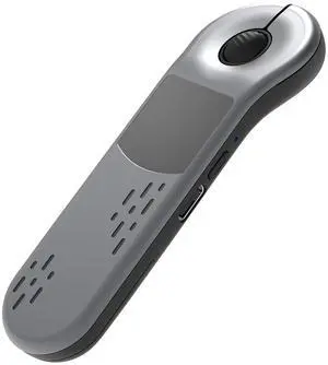 ZOZVO Air Mouse Bluetooth Rechargeable Presenter with Touchpad, Remote Control for PowerPoint/Keynote/TikTok/Camera/Kindle App, Applicable for PC/iOS/Android (Silver)