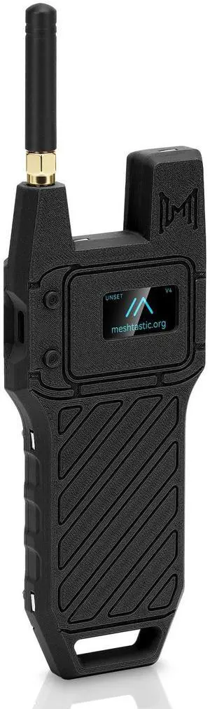 1Pcs ESP32 LoRa V4 Development Board +GPS Version +3000mAh Battery + Case Carrying ESP32-S3R2 SX1262 With 915 MHz Antenna WiFi Bluetooth 0.96 OLED LoRa V4 Devices for Ar duino LoRawan IOT (N39,Balck)