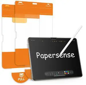 OMOTON PAPERSENSE Matte Screen Protector for iPad Air 11 Inch M3 2025 & M2 2024 (7th/6th Gen), Paper-layer Tempered Glass with Dust-free Installation Tray, Anti-glare, Apple Pencil Support, 2 Pack