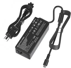 65W USB Type C Charger for HP Envy/Spectre X360 14 15 16 17 14-EU 15-EY 15-EW 15-FH 17-CR:15-ey0013dx ey0023dx 15-ew0023dx ew0013dx 17-cr0013dx 14-fc0097nr eu0013dx 16-ad0023dx 2-in-1 Laptop M54350