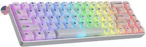 Ranked Master M65 HE 65% | Rapid Trigger Technology | Magnetic Mechanical Gaming Keyboard | 68 Keys RGB LED for PC/Mac Gamer | US Layout (POM Dye Sub Limited Edition, Clear Switch)