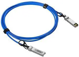 SFP Cable, Direct Attach Copper(DAC) Passive Cable, 2-Meter (6.5ft), Compatible with Ubiquiti and Cisco SFP-H10GB-CU2M, D-Link, Supermicro, Netgear, Mikrotik,Open Source Switches