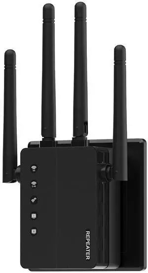 WiFi Extender Signal Booster, 12880 Sq.Ft Range, 105 Device Compatibility, Dual Band 5GHz/2.4GHz, 1200Mbps, WiFi Extender for Expanded Coverage WiFi Extender Signal Booster, 12880 Sq.Ft Range, 105 Device Compatibility, Dual Band 5GHz/2.4GHz, 1200Mbps, WiFi Extender for Expanded Coverage