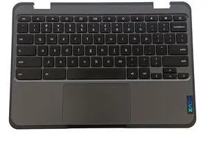 Replacement for Lenovo Chromebook 100E 3th 82J7 82J8 WiFi Laptop Upper Top Cover Case Palmrest Keyboard Touchpad Assembly Part 5M11C94663 Black
