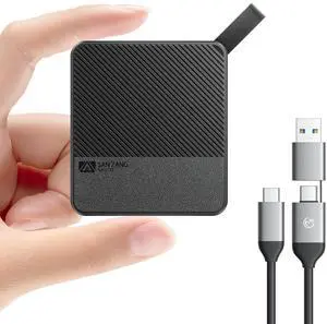 SAN ZANG MASTER Portable SSD 1 TB, External Solid State Drive, Up to 560MB/s, Durable Storage for Photos, Games, Files