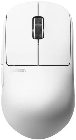 Pulsar Gaming Gears X2H Crazylight Wireless Gaming Mouse, Ultra Lightweight 1.30 oz (37g), Optical Switch, 32000 DPI, 750 IPS, XS-1 Sensor, 8k Compatible (Uyuni White)