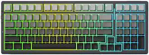MCHOSE G98 PRO Wireless Mechanical Keyboard, Tri-Mode Connection Gaming Keyboard, Hot Swappable Custom Gasket Structure Pre-lubed Linear Switches Double Shot PBT Keycaps RGB LED Backlit Gradient Black