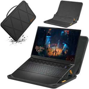 Smatree MS134 Hard EVA Protective Sleeve Case with Stand Compatible for 18 inch DELL Alienware 18 Area-51 AA18250, for 18 inch DELL Alienware m18 R2 Gaming Laptop Waterproof Sleeve