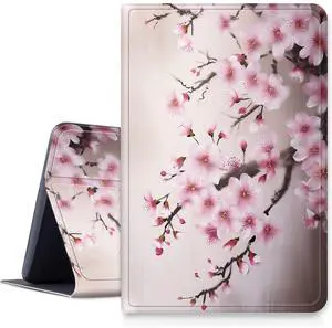 DIGTIALL Case for All-New Kindle Fire HD 8 & 8 Plus Tablet (12th /10th Generation-2024/2022/2020 Release) 8",Slim Folding Stand Protive Cover with Auto Wake/Sleep for Fire HD 8,Cherry Blossom