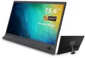 Portable Monitor with Bracket - 15.6inch FHD 1080P RGB IPS Travel Monitor Dull USB C Computer Monitor External Screen HDMI Gaming Monitor Laptop Second Screen External for PC Laptop