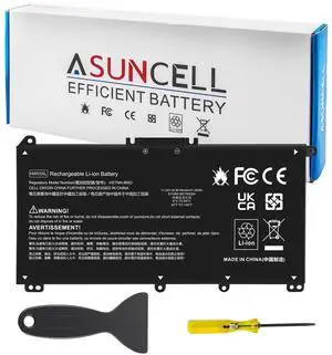 ASUNCELL 41.04Wh HW03XL L97300-005 Laptop Battery Replacement for HP Pavilion 15-EG 15-eg0xxx 15-eg0073cl 15-eg0070wm 15-EH 17-CN 17-cn0xxx 17-CP 17-cpo700dx Series L96887-421 l97300-005 HW03041xl-pl