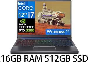 Acer Predator Triton 300 SE 14 Gaming Laptop, 14" FHD+ IPS 165Hz, 12th Generation Intel  i7-12700H 14-Core, NVDIA RTX 3060 6GB GDDR6, 16GB DDR4  512GB PCIe SSD, Backlit Keyboard, Windows 11