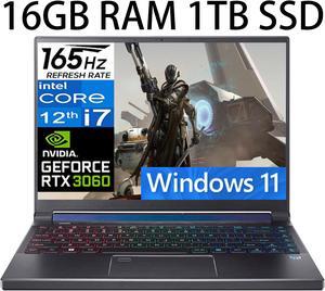 Acer Predator Triton 300 SE 14 Gaming Laptop, 14" FHD IPS 165Hz, 12th Generation Intel 14-Core i7-12700H, GeForce RTX 3060 6GB, 16GB DDR5  1TB PCIe SSD, RGB Backlit Fingerprint Thunderbolt, Windows 11