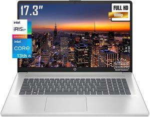 HP Flagship 17.3" Laptop, 17.3" IPS FHD(1920 x 1080) Display, 13th Intel 10-Core i5-1335U(Beats i7-1260U), 16GB RAM 512GB SSD, Iris Xe Graphics, Bluetooth 5.3, Backlit KB, Win11