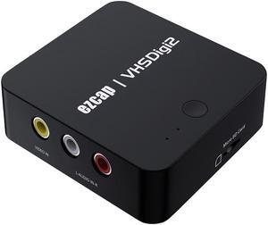 EzCAP181 AV Converter, Record & Digitalize Video From VHS, VCR,DVD Player To Digital MP4 Format, SD Card/USB Driver HDMI Output