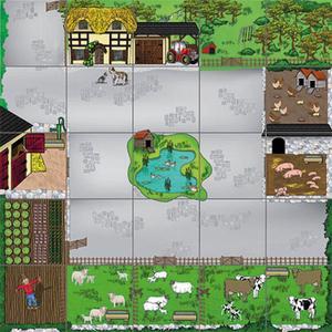 TTS Bee-Bot Farmyard Mat â Kids Education Robots, Model: IBFARM | Floor playmats for kids Educational Fun Robot mats- Programmable Robot Toys for Kids | Above 3 years