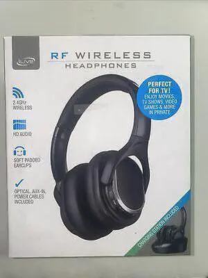 iLive RF Wireless Headphones IAHRF79B, Black