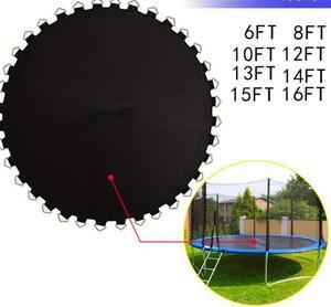 (10 feet 3.06 meters (64 buckles)) Circular trampoline jumping cloth spring jumping bed mesh surface protection net