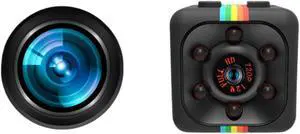 Mini Spy Camera 1080P Hidden Camera - Portable Small HD Nanny Cam with Night Vision and Motion Detection - Indoor Covert Security Camera for Home and Office - Hidden Spy Cam - Built-in Battery