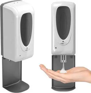 iTouchless Sensor Sanitizer Dispenser with Wall Mount, 1000 ml Capacity, Accommodates Gel, Liquid, Alcohol, Touchless and Automatic for Enhanced Hygiene in Lobbies, Stores, Schools, Healthcare