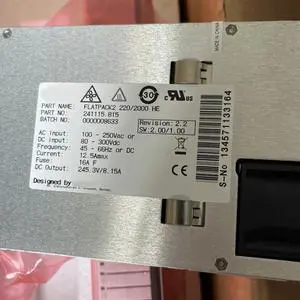 241115.815 FLATPACK2 220/2000 HE Output 245.3V 8.15A 2000W For Eltek Communication Power Supply