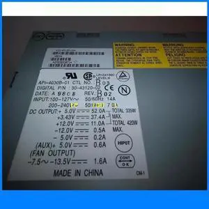 AS1000A AS1200 450W Switching Power Supply API-4030B-01 30-43120-02