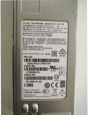 C240 C230 C220 M4 770W Power Supply UCSC-PSU1-770W PS-2771-1S-LF
