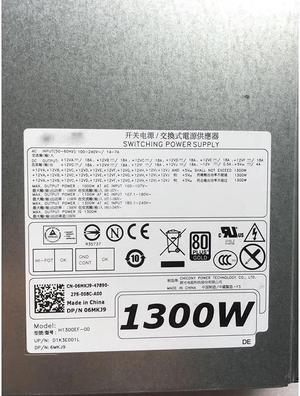 For Workstation Power Supply for T7600 T5600 H1300EF-00 6MKJ9 V5K16 0T6R7 H3HY3 D1300EF-02 1300W