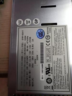 For ETASIS EFRP-553V1T 550W Disk Array Power Supply