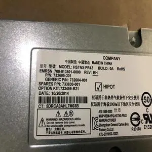 KHACHIMO C7000 2650W Power Supply HSTNS-PR42 732605-301 733459-B21 732604-001 733830-001 700-013501-0000