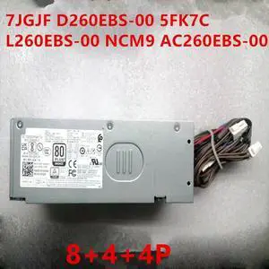 KHACHIMO V3910 V3710 8Pin 260W Power Supply 07JGJF 7JGJF D260EBS-00 5FK7C L260EBS-00 0NCM9 AC260EBS-00 05FK7C