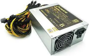 KHACHIMO  90plus Gold Multiple Server Video Card Power Supply 2000W Mining Power Supply LL2000FC