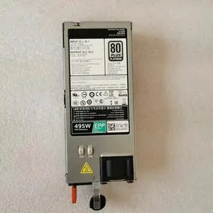 KHACHIMO R730 R630 730XD R530 T630 495W Power Supply 0GRTNK 09338D 02FR04 D495E-S1 E495E-S1