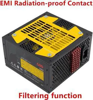 KHACHIMO GTX1050TI 1060 Rated 400W Peak 500W Switching Power Supply TZ600W