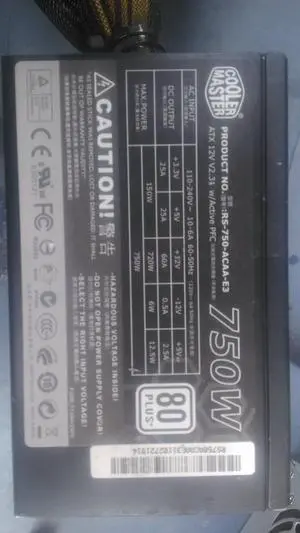KHACHIMO GX750W RS-750-CAA rated 750W 80PLUS 4 graphics cards 6+2P