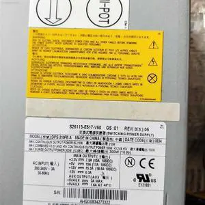 KHACHIMO  210W Power Supply S26113-E517-V50 DPS-210FB A