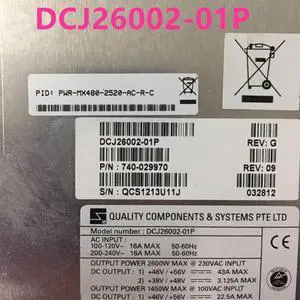 KHACHIMO  MX480 2600W For DCJ26002-01P PWR-MX480-2520-AC-R-C 740-029970 PWR-MX480-2520-AC-S-F