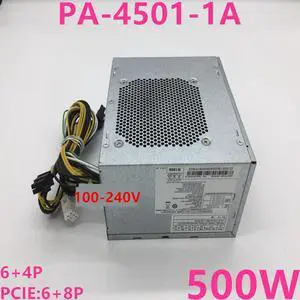 PSU For Acer Veriton m6660g B36H4-AI 6Pin PCIE6+8P 500W Power Supply PA-4501-1A