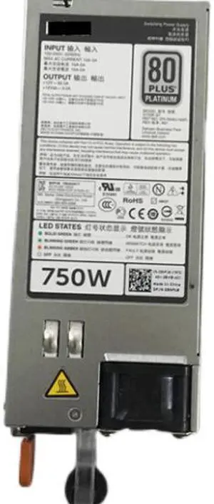 R720 R620 750W server power supply CWKMX 79RDR 5NF18 6W2PW F750E-S0