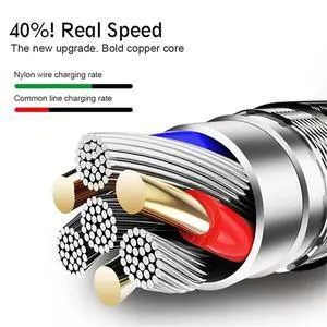 Charging Data Cable 5 Pack 3/6/10ft Charger Nylon Braided For Apple iPhone iPad Charging Data Cable 5 Pack 3/6/10ft Charger Nylon Braided For Apple iPhone iPad