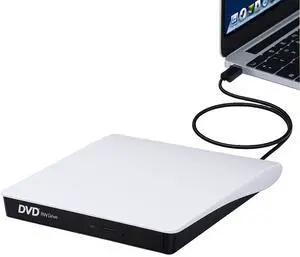 Slim External CD DVD Drive USB 3.0 Disc Player Burner Writer For Laptop PC Mac Slim External CD DVD Drive USB 3.0 Disc Player Burner Writer For Laptop PC Mac