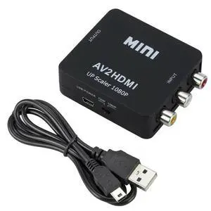 RCA to HDMI Converter Adapter AV 1080P For TV Audio Video Composite CVBS AV2HDMI RCA to HDMI Converter Adapter AV 1080P For TV Audio Video Composite CVBS AV2HDMI
