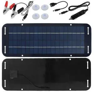 30W Solar Panel 12V Trickle Charger Battery Charger Kit Maintainer Boat Car RV 30W Solar Panel 12V Trickle Charger Battery Charger Kit Maintainer Boat Car RV